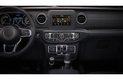 Alpine Restyle i407-WRA-JL Custom-fit digital receiver, wired-only Apple CarPlay and Android Auto, AM/FM, No Discs - 6.95" screen (select 2018-up Wrangler JL and 2020-up Gladiator JT)