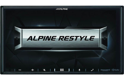 Alpine Restyle i407-WRA-JL Custom-fit digital receiver, wired-only Apple CarPlay and Android Auto, AM/FM, No Discs - 6.95" screen (select 2018-up Wrangler JL and 2020-up Gladiator JT)