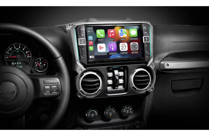 Alpine Restyle i509-WRA-JK Custom-fit digital receiver, wired or wireless Apple CarPlay and Android Auto, AM/FM, No Discs - 9" screen (select 2011-18 Jeep Wrangler JK models)