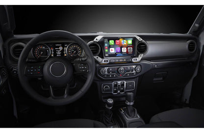 Alpine Restyle i509-WRA-JL Custom-fit digital receiver, wired or wireless Apple CarPlay and Android Auto, AM/FM, No Discs - 9" screen (select 2018-up Wrangler JL and 2020-up Gladiator JT)