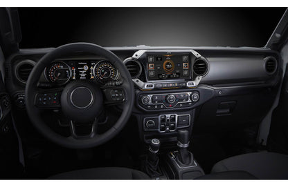 Alpine Restyle i509-WRA-JL Custom-fit digital receiver, wired or wireless Apple CarPlay and Android Auto, AM/FM, No Discs - 9" screen (select 2018-up Wrangler JL and 2020-up Gladiator JT)