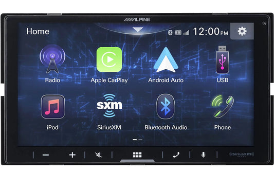 Alpine iLX-W670 Digital multimedia receiver - 6.75" touchscreen, double-DIN, wired-only Apple Carplay and Android Auto, AM/FM (no discs)