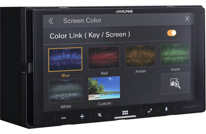 Alpine iLX-W670-S Digital multimedia receiver - 6.75" touchscreen, double-DIN, wired-only Apple Carplay and Android Auto, AM/FM (no discs)