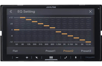 Alpine iLX-W670-S Digital multimedia receiver - 6.75" touchscreen, shallow-mount, wired-only Apple Carplay and Android Auto, AM/FM (no discs)