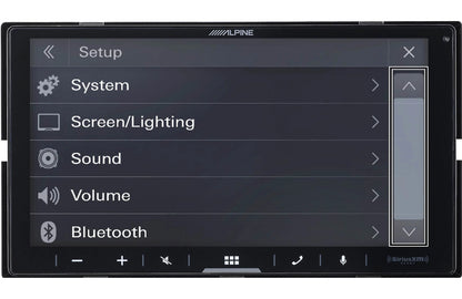 Alpine iLX-W670-S Digital multimedia receiver - 6.75" touchscreen, shallow-mount, wired-only Apple Carplay and Android Auto, AM/FM (no discs)