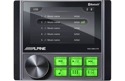 Alpine KAC-CMD-CTR All-weather digital media receiver for ATVs and UTVs