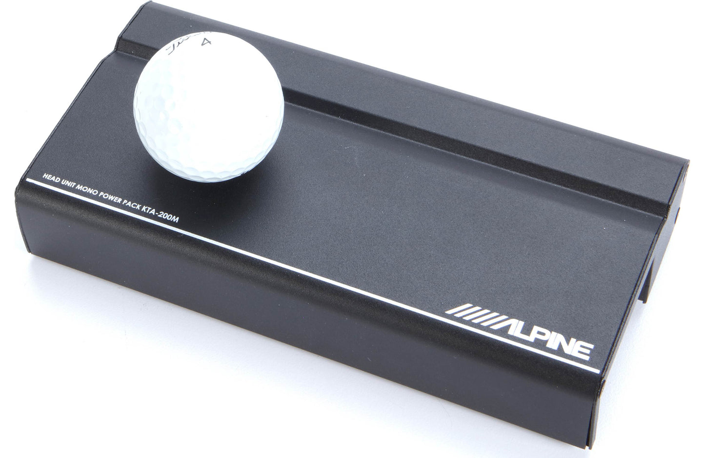 Alpine KTA-200M Power Pack mono subwoofer amplifier — 200 watts RMS x 1 at 2 or 4 ohms