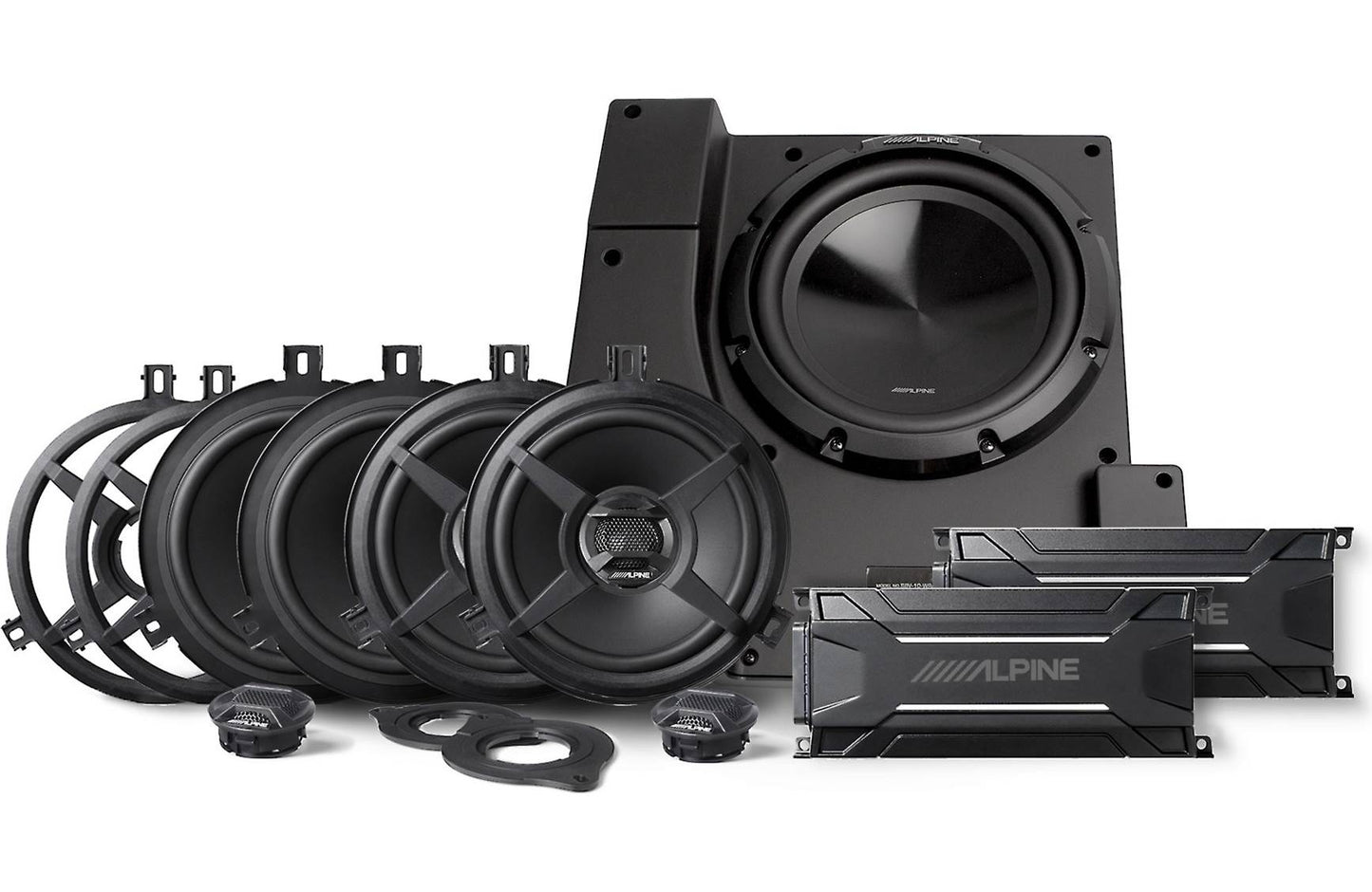 Alpine PSS-22WRA Direct-fit complete speaker system (select 2011-18 Jeep Wrangler JK Unlimited)
