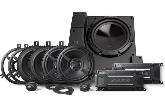 Alpine PSS-22WRA Direct-fit complete speaker system (select 2011-18 Jeep Wrangler JK Unlimited)