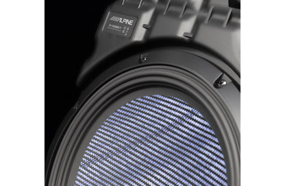 Alpine PSS-TSUB-T3A Custom 10" subwoofer with sealed enclosure and mono amp upgrade (2017-24 Tesla Model 3 with Factory Premium Audio)