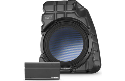 Alpine PSS-TSUB-T3A Custom 10" subwoofer with sealed enclosure and mono amp upgrade (2017-24 Tesla Model 3 with Factory Premium Audio)