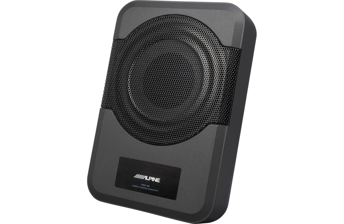 Alpine PWE-S8 Compact powered subwoofer w/8" sub and 120-watt amp