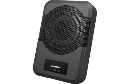 Alpine PWE-S8 Compact powered subwoofer w/8" sub and 120-watt amp