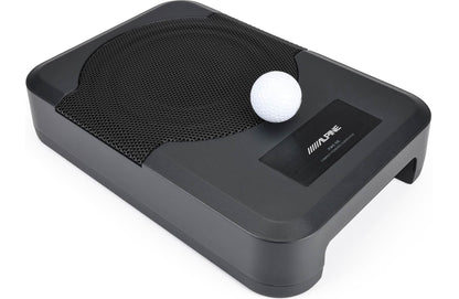 Alpine PWE-S8 Compact powered subwoofer w/8" sub and 120-watt amp