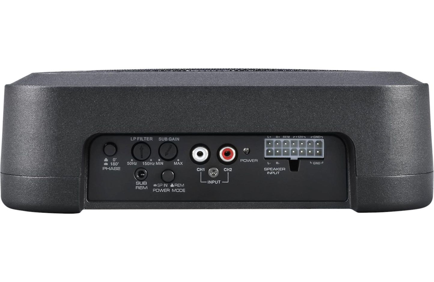 Alpine PWE-S8 Compact powered subwoofer w/8" sub and 120-watt amp