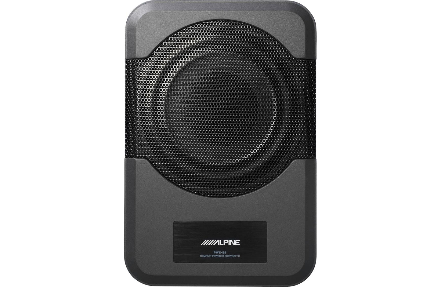 Alpine PWE-S8 Compact powered subwoofer w/8" sub and 120-watt amp