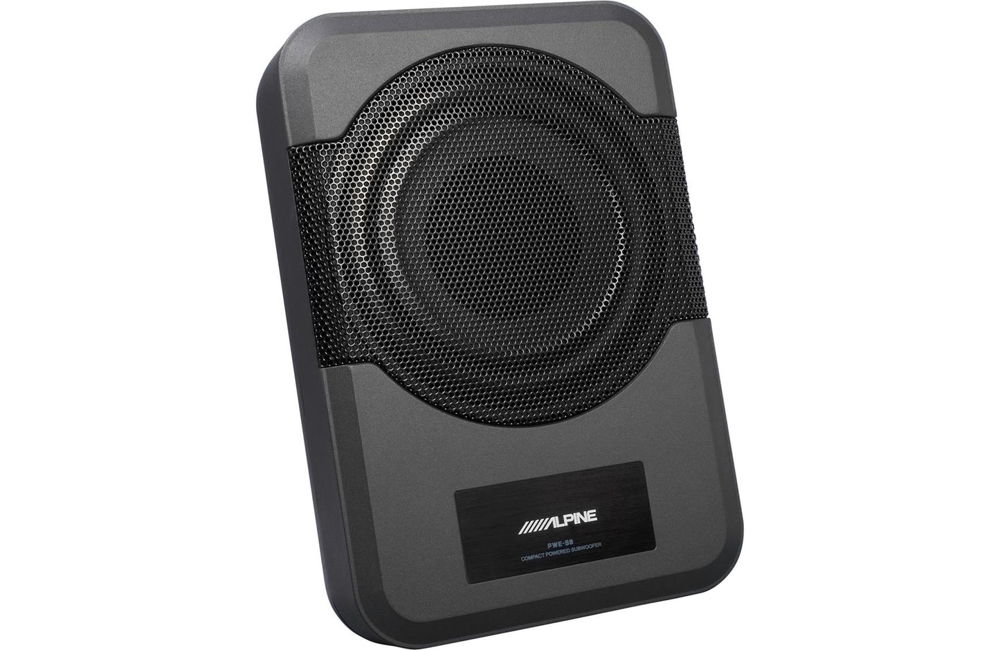 Alpine PWE-S8 Compact powered subwoofer w/8" sub and 120-watt amp