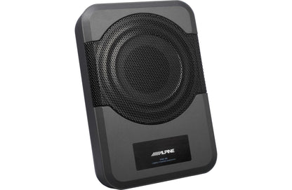 Alpine PWE-S8 Compact powered subwoofer w/8" sub and 120-watt amp