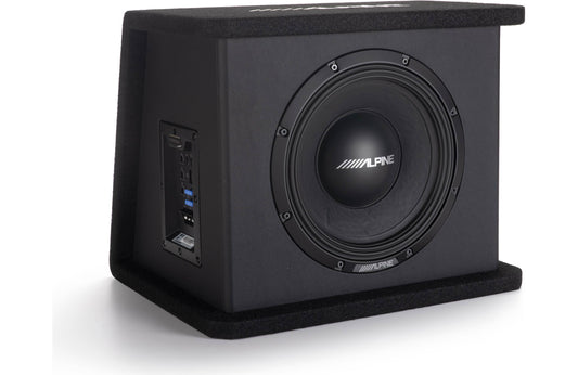 Alpine PWE-SB10 Single 10" powered subwoofer, 300W RMS, 450W Max