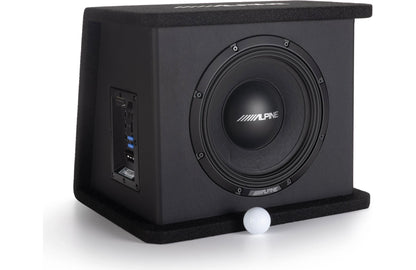 Alpine PWE-SB10 Single 10" powered subwoofer, 300W RMS, 450W Max