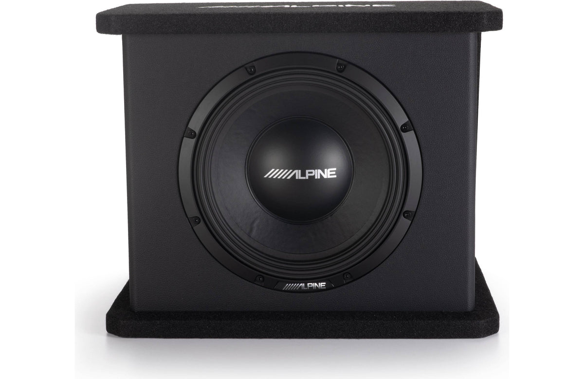 Alpine PWE-SB10 Single 10" powered subwoofer, 300W RMS, 450W Max