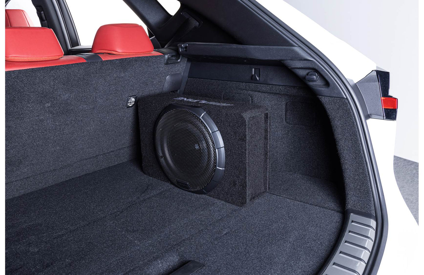 Alpine PWV-SB10 BassRev™ powered subwoofer with 10" sub and 400-watt amp