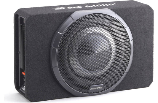 Alpine PWV-SB10 BassRev™ powered subwoofer with 10" sub and 400-watt amp