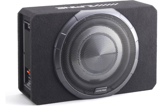 Alpine PWV-SB12 BassRev™ powered subwoofer with 12" sub and 400-watt amp