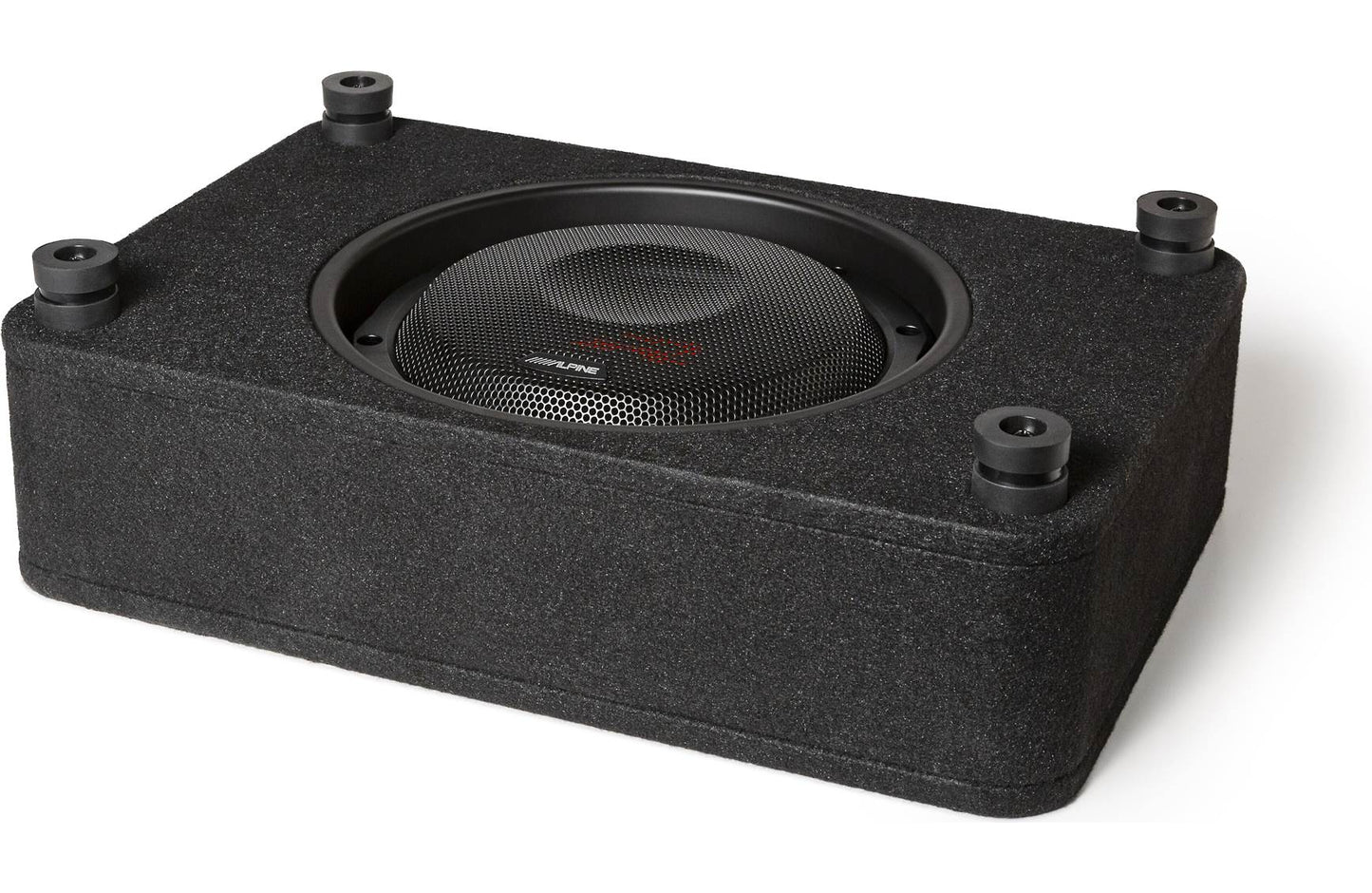 Alpine RS-SB10 Halo R-Series sealed enclosure w/10" 2-ohm shallow-mount subwoofer