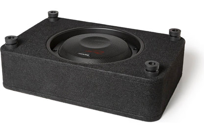 Alpine RS-SB10 Halo R-Series sealed enclosure w/10" 2-ohm shallow-mount subwoofer