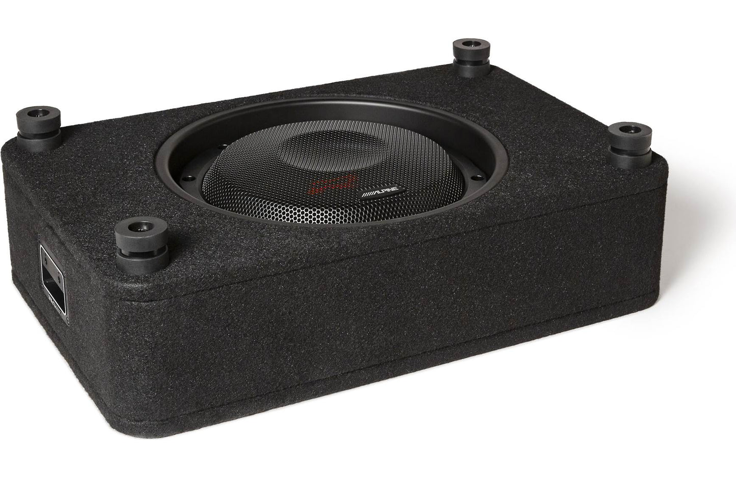 Alpine RS-SB10 Halo R-Series sealed enclosure w/10" 2-ohm shallow-mount subwoofer