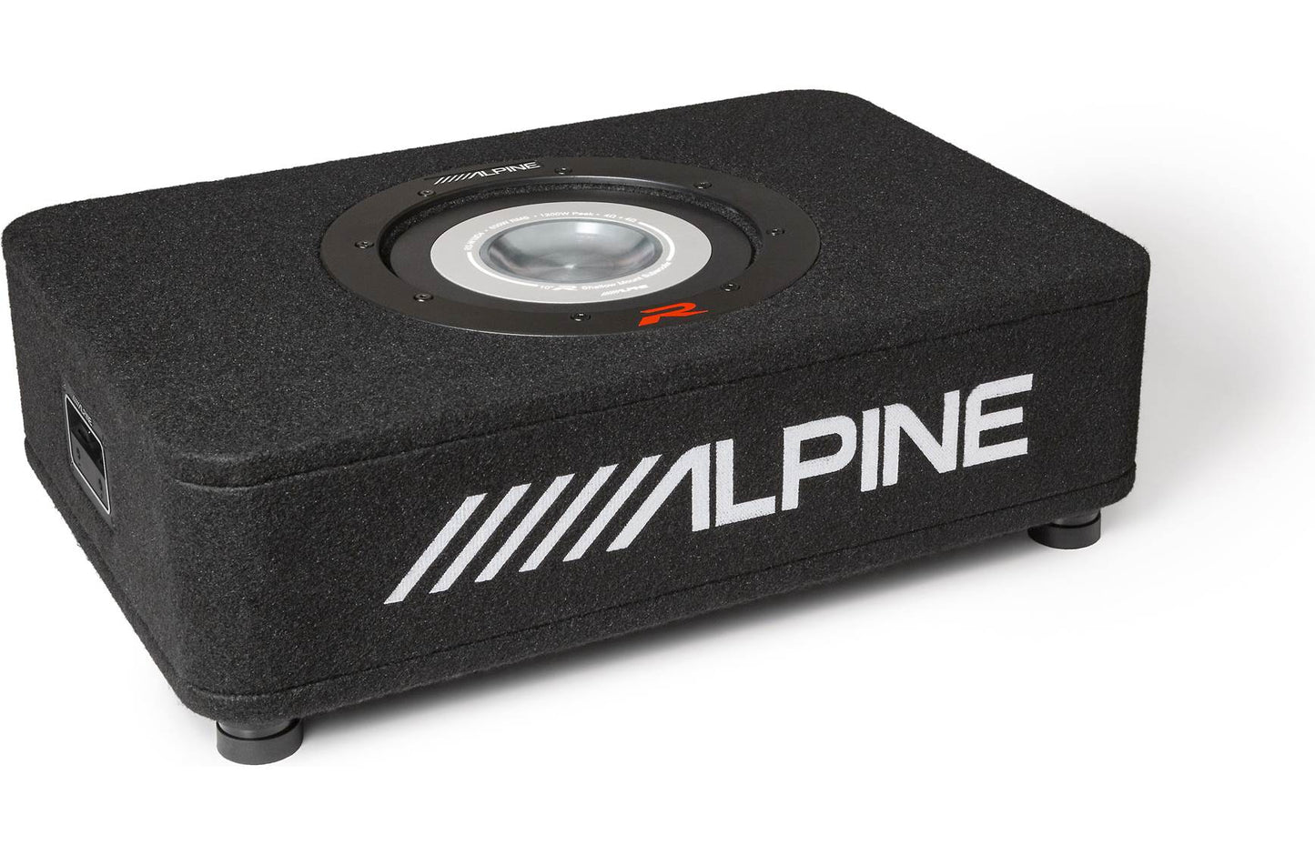Alpine RS-SB10 Halo R-Series sealed enclosure w/10" 2-ohm shallow-mount subwoofer