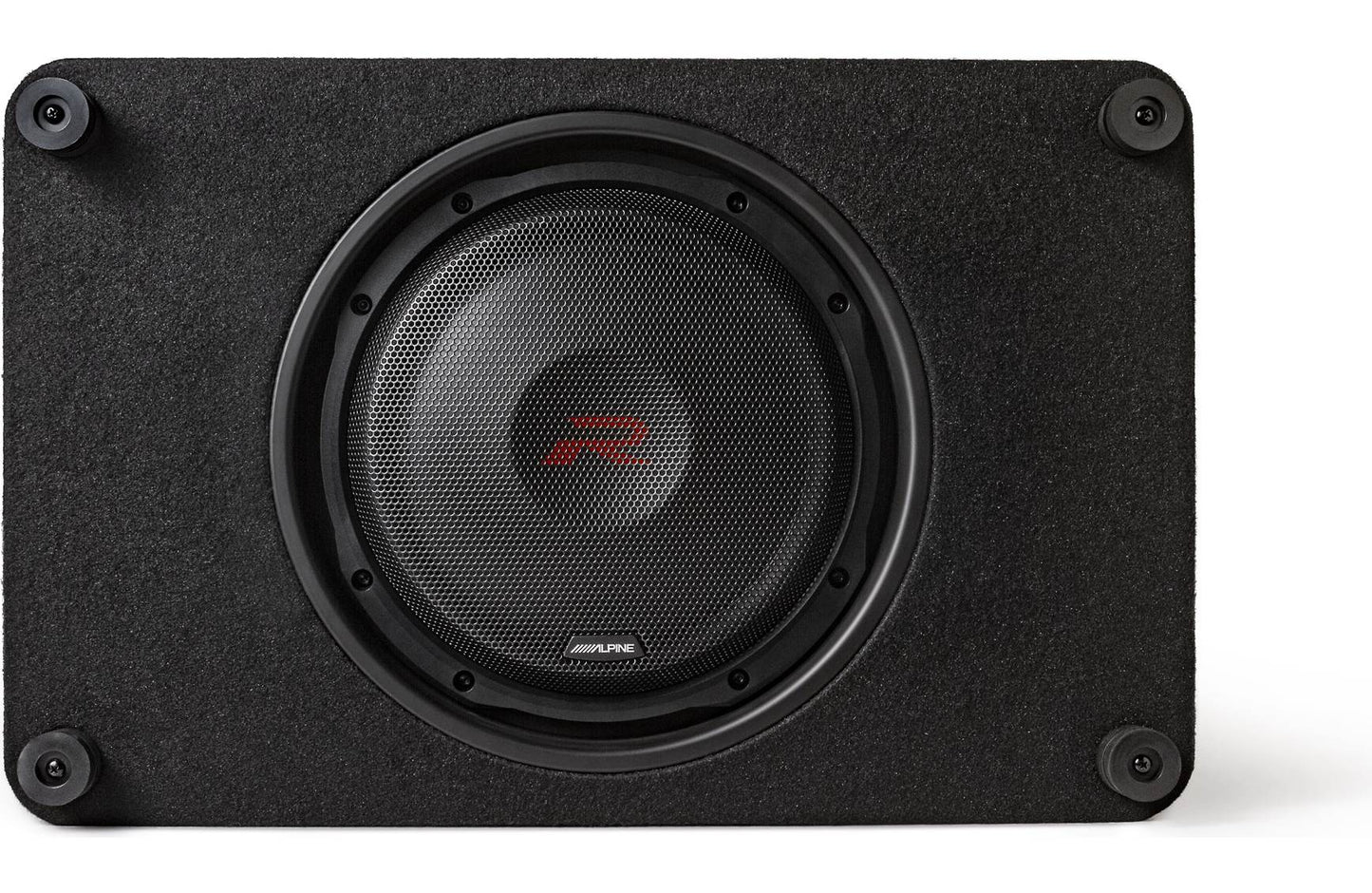 Alpine RS-SB12 R-Series sealed enclosure w/12" 2-ohm shallow-mount subwoofer