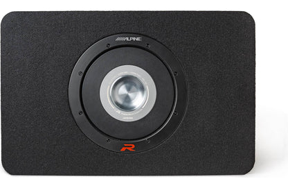 Alpine RS-SB12 R-Series sealed enclosure w/12" 2-ohm shallow-mount subwoofer