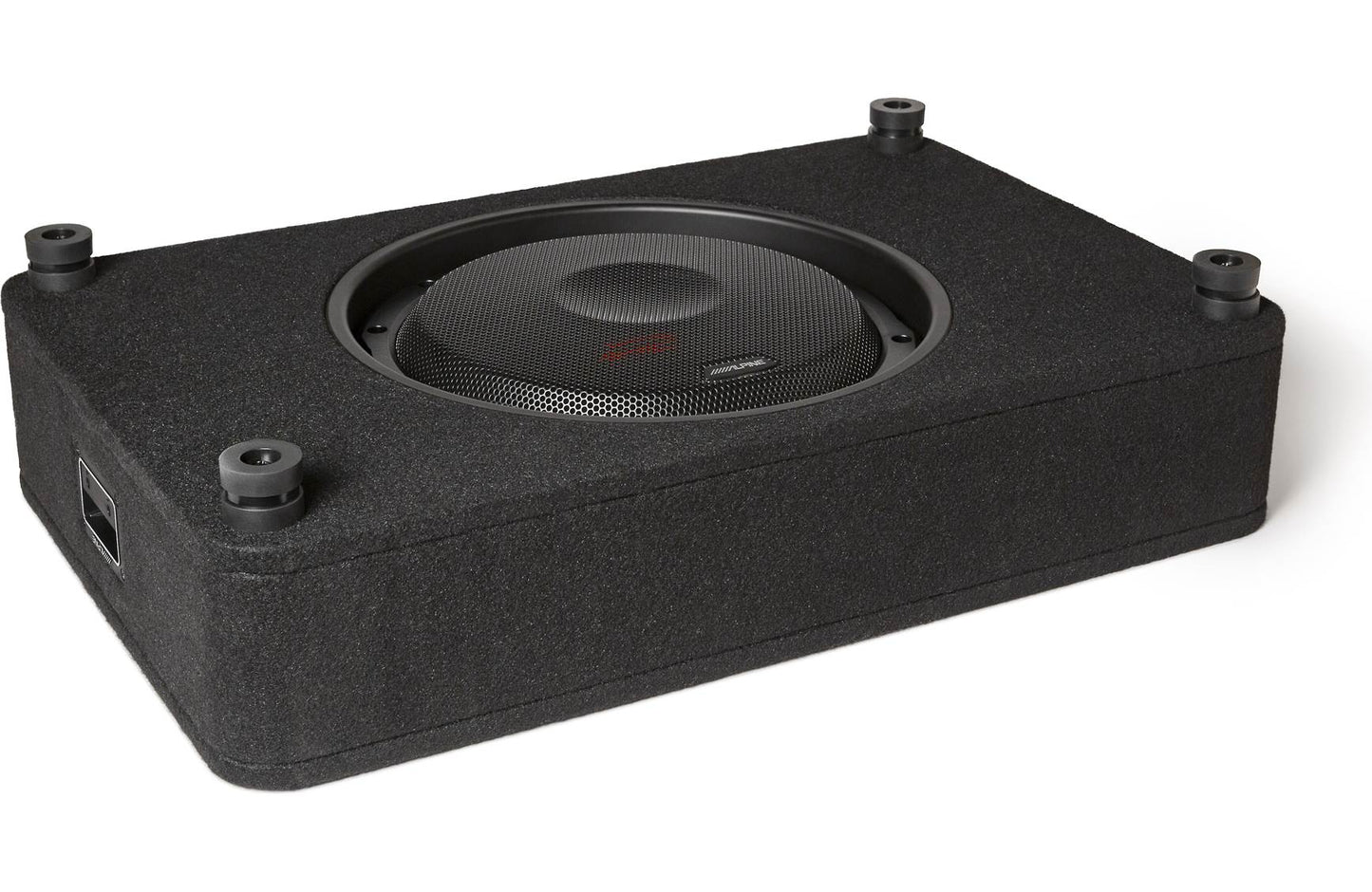 Alpine RS-SB12 R-Series sealed enclosure w/12" 2-ohm shallow-mount subwoofer