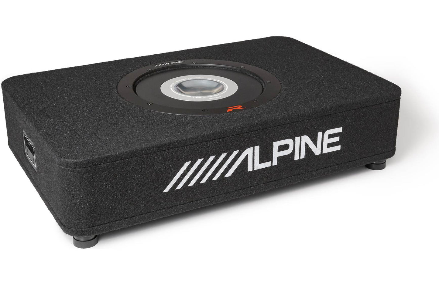 Alpine RS-SB12 R-Series sealed enclosure w/12" 2-ohm shallow-mount subwoofer