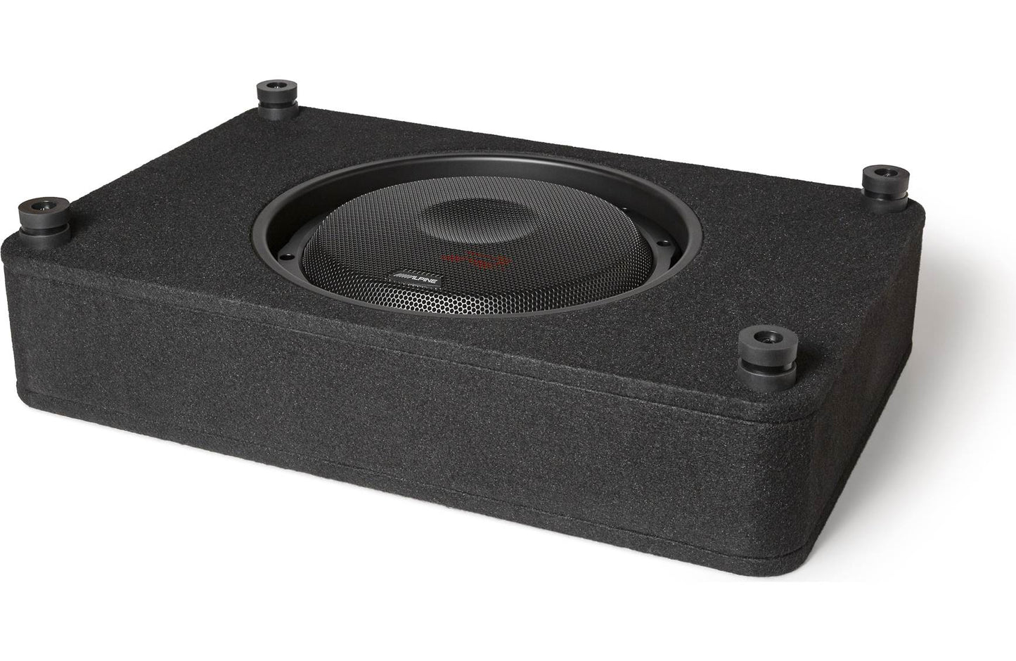 Alpine RS-SB12 R-Series sealed enclosure w/12" 2-ohm shallow-mount subwoofer