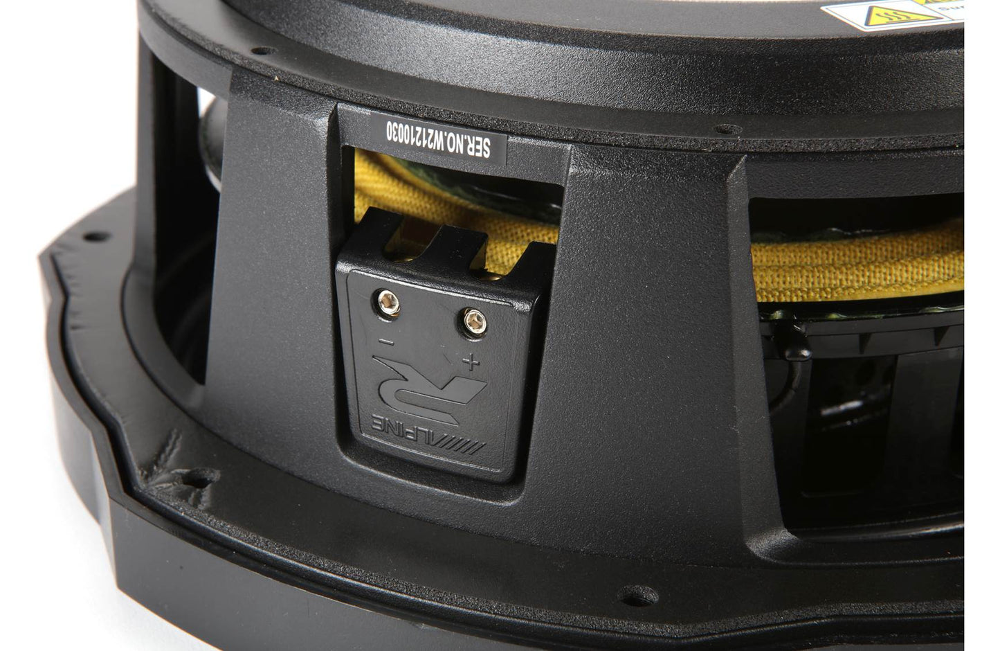 Alpine RS-W10D2 R-Series shallow-mount 10" subwoofer w/dual 2-ohm voice coils