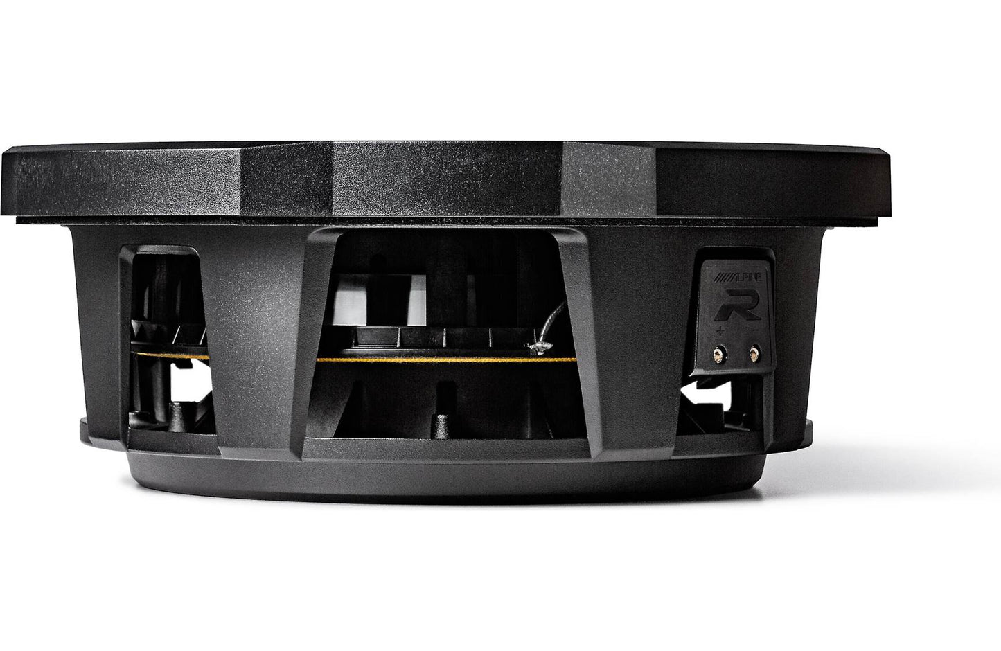 Alpine RS-W10D2 R-Series shallow-mount 10" subwoofer w/dual 2-ohm voice coils