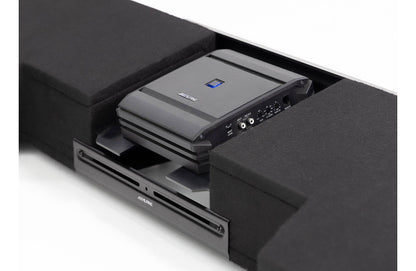 Alpine S2-DB8V-TRK Halo Series 8" ported dual subwoofer enclosure with two 8" S-Series subwoofers