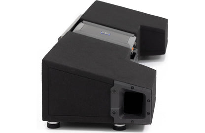 Alpine S2-DB8V-TRK Halo Series 8" ported dual subwoofer enclosure with two 8" S-Series subwoofers