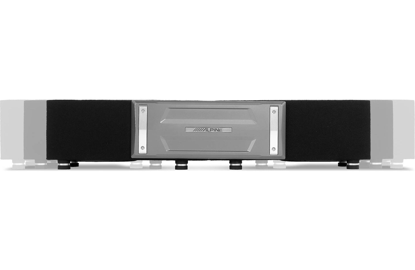 Alpine S2-DB8V-TRK Halo Series 8" ported dual subwoofer enclosure with two 8" S-Series subwoofers