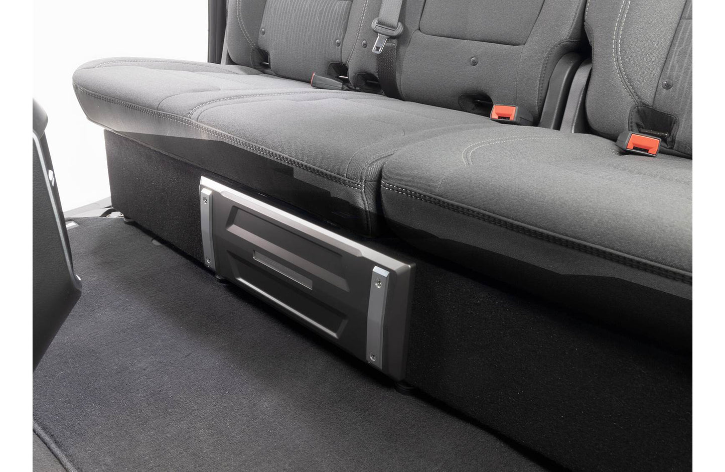 Alpine S2-DB8V-TRK Halo Series 8" ported dual subwoofer enclosure with two 8" S-Series subwoofers