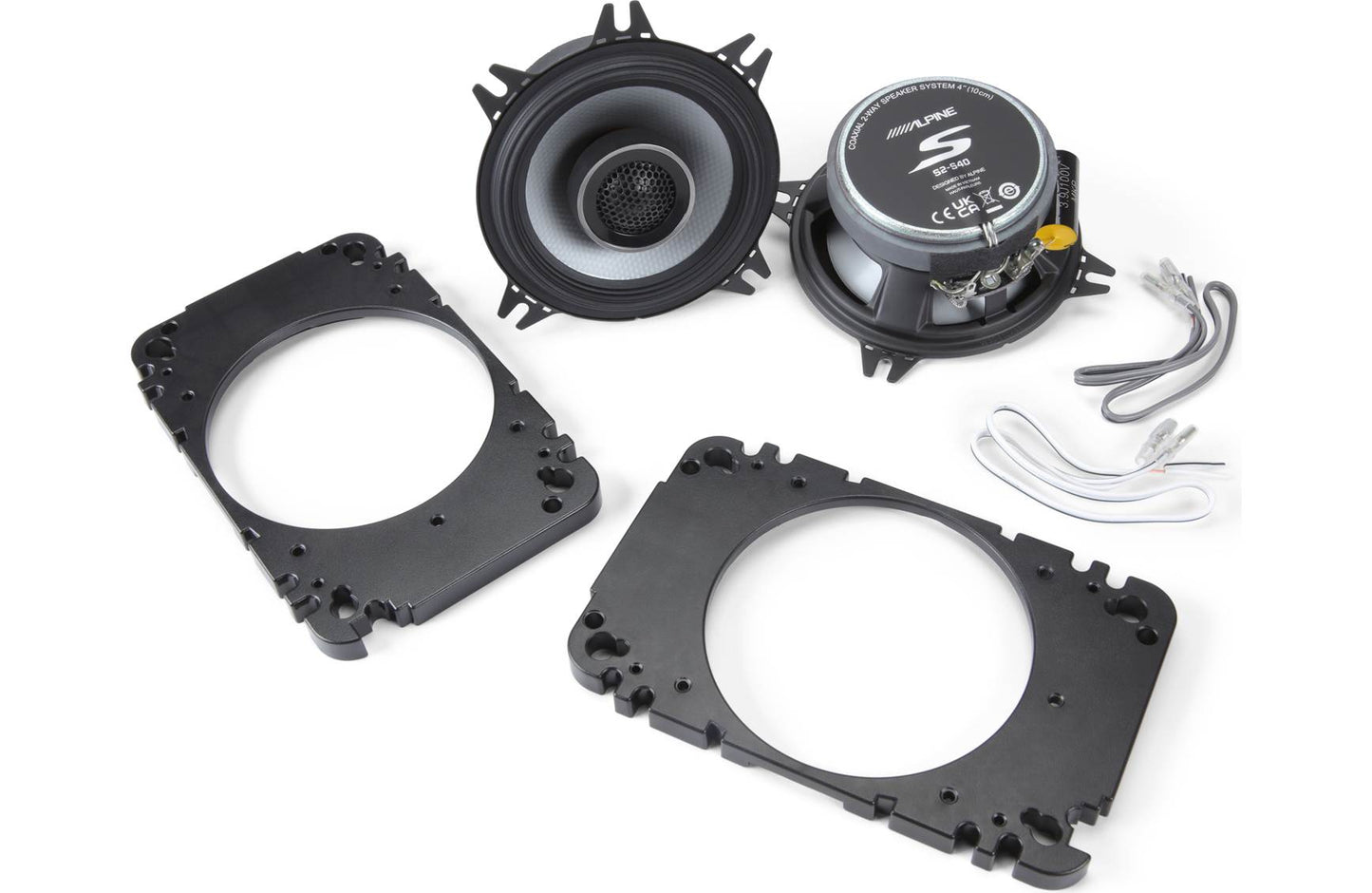 Alpine S2-S40 S-Series 4" 2-way car speakers
