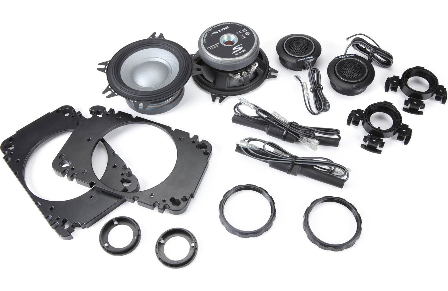 Alpine S2-S40C S-Series 4" component speaker system