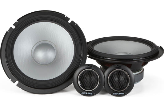 Alpine S2-S65C S-Series 6-1/2" component speaker system