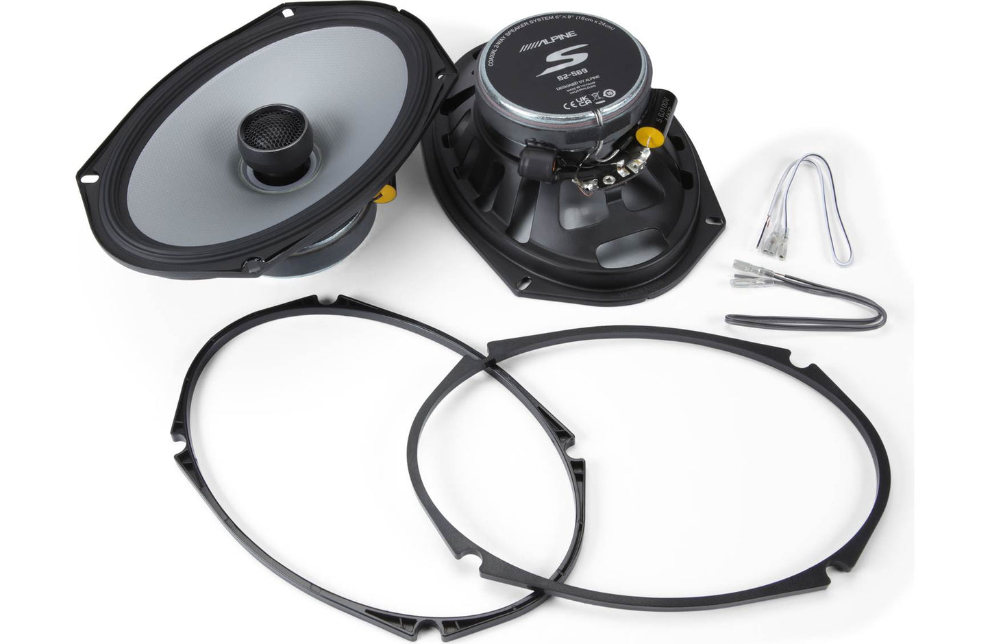 Alpine S2-S69 S-Series 6"x9" 2-way car speakers