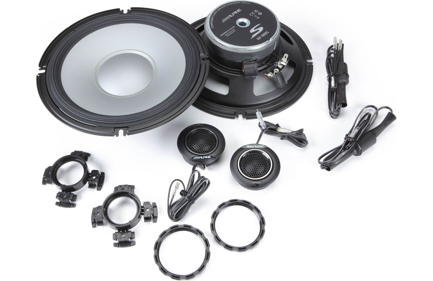 Alpine S2-S80C S-Series 8" component speaker system