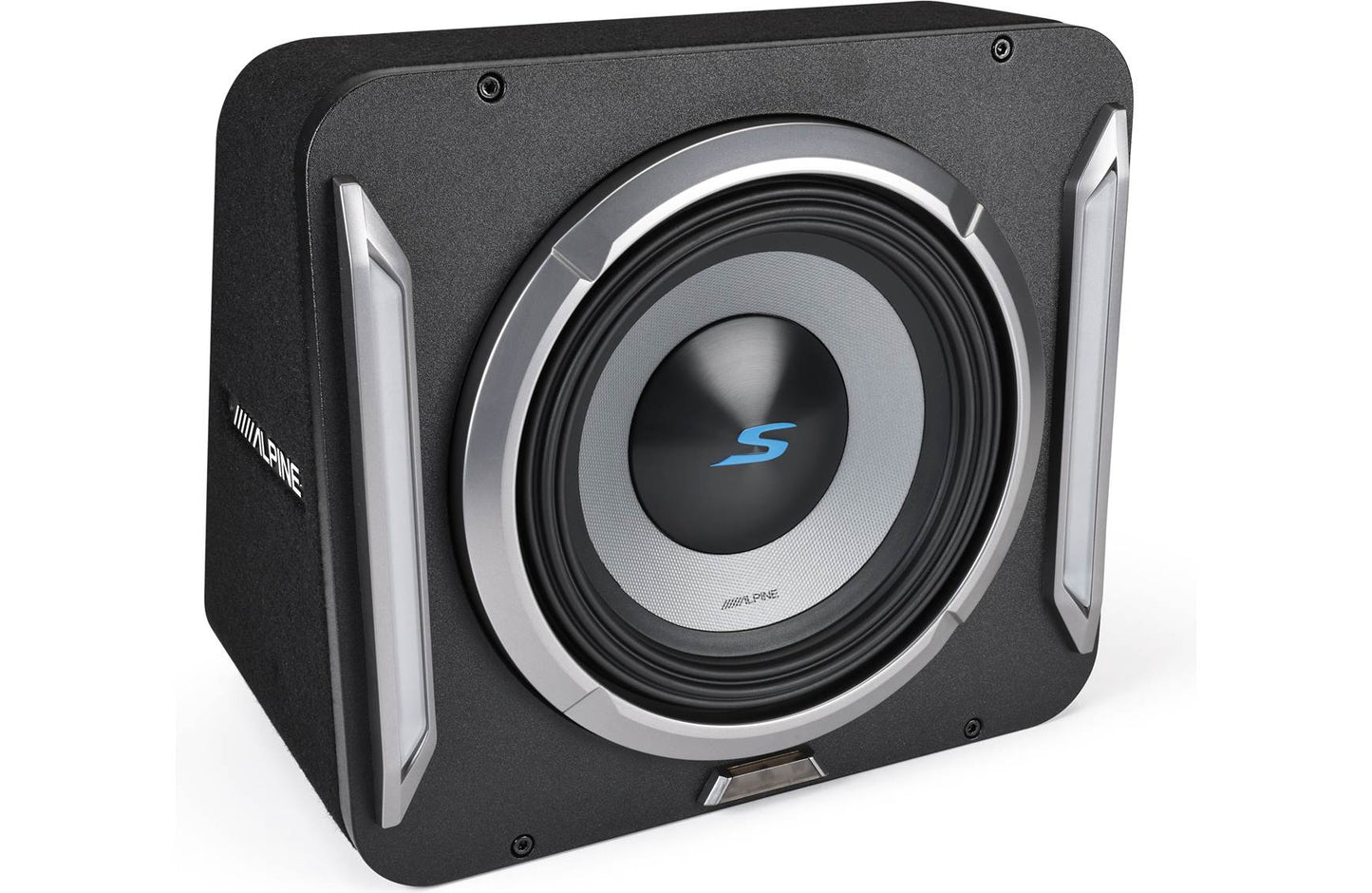 Alpine S2-SB10 PrismaLink® S2-Series sealed subwoofer enclosure w/10" subwoofer & RGBW lighting