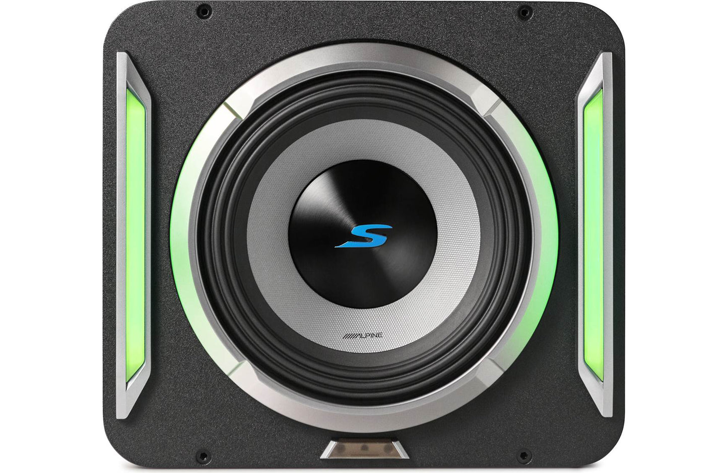 Alpine S2-SB10 PrismaLink® S2-Series sealed subwoofer enclosure w/10" subwoofer & RGBW lighting